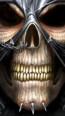 Skulls Live Wallpaper android App screenshot 1